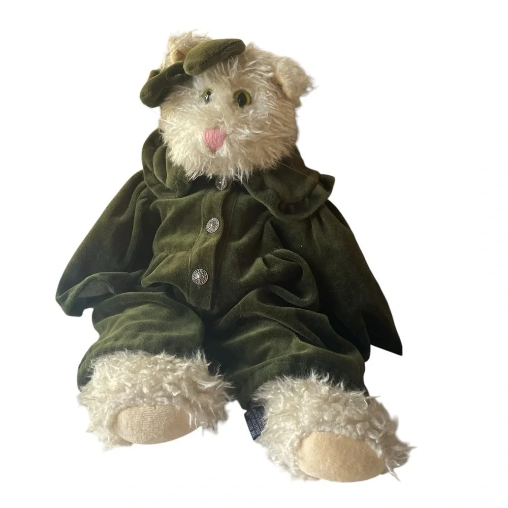 Boyd's Bears Katie Cat Kitten 17” Plush Stuffed Animal Outfit Retired 1997 Toy
